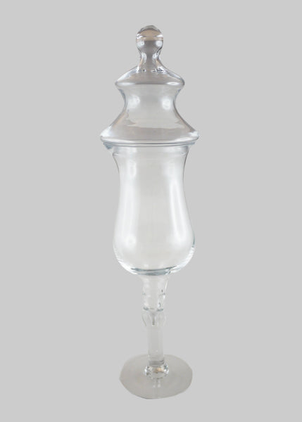 Decorative Glass Vase With Cup