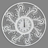 Wall Leaf Clock