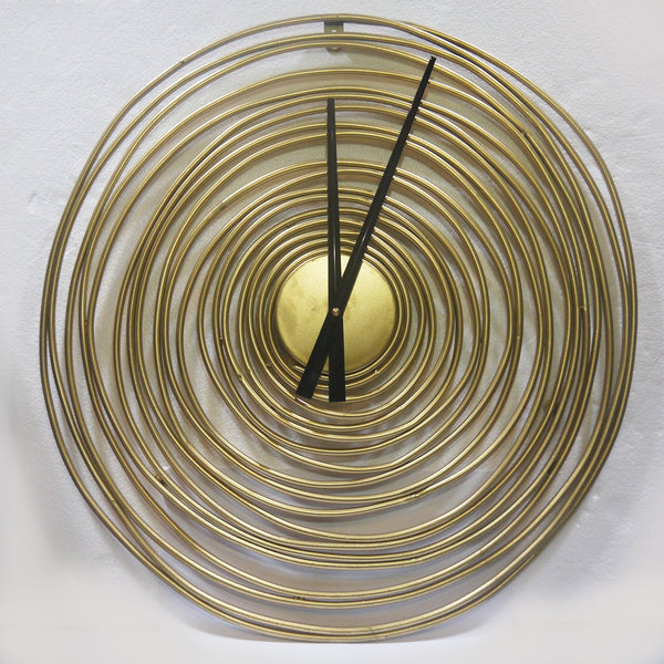 Metal Whirlwind Wall Clock