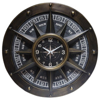 Vintage Sunburst Wall Clock