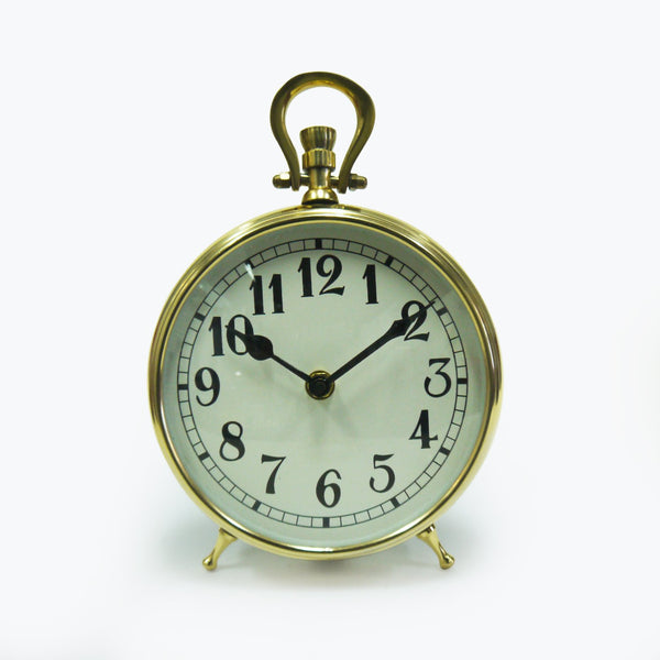 Brass Table Clocks 6" Sb Finish