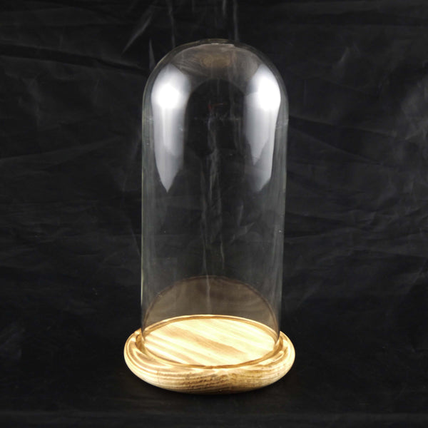 Cloche Wooden Dome Vase