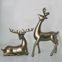 Resin The Hoping Deer (Set Of2)