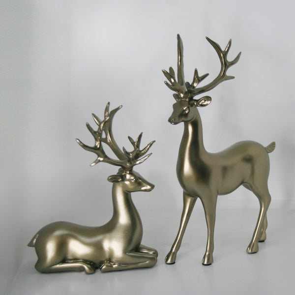 Resin Deer (Set Of2)